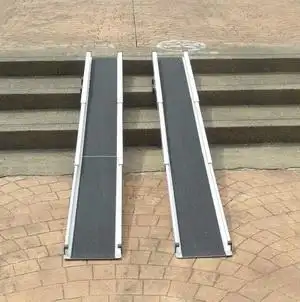 式斜坡板(窄)210cm-台北无障碍-不锈钢导盲砖,不锈钢定位砖,斜坡砖