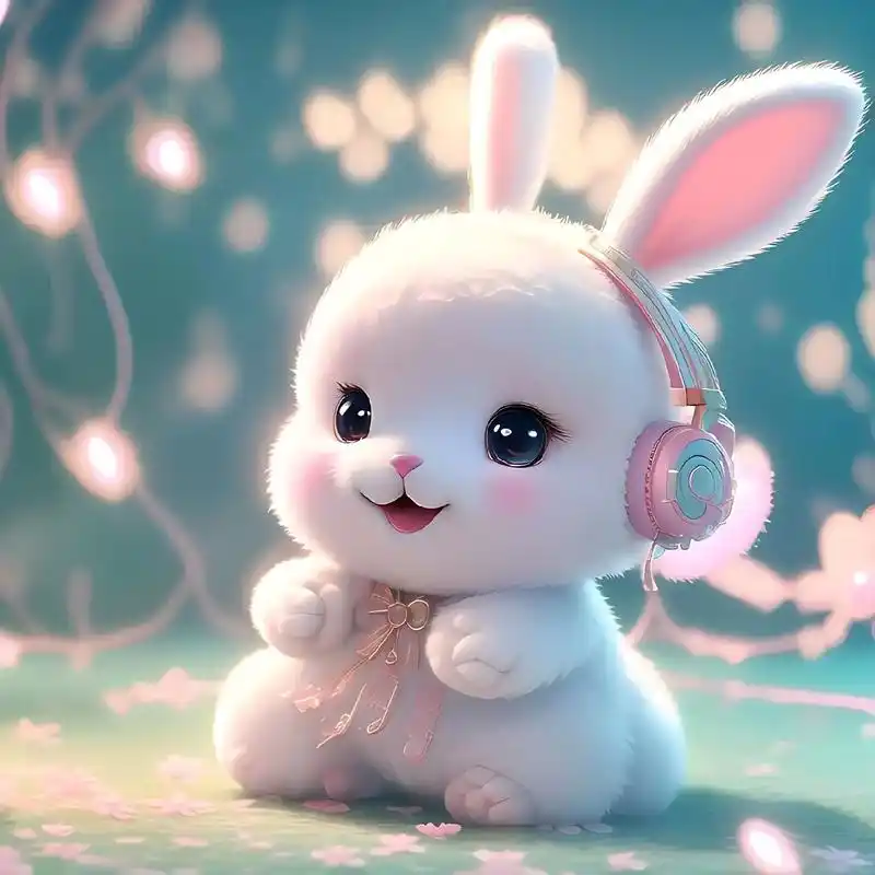 白拿图兔兔头像免费下载.#头像 #萌宠  #小兔兔92 #萌 - 抖音