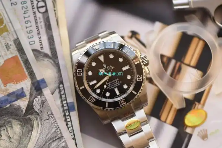 版本复刻表无日历黑水鬼】劳力士潜航者型系列114060-97200 黑盘腕表