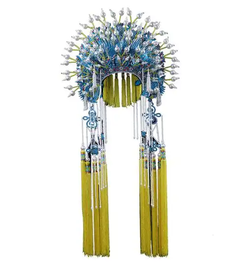 京剧梨花颂凤冠昆曲贵妃醉酒杨贵妃演出盔头头饰戏曲盔头定制