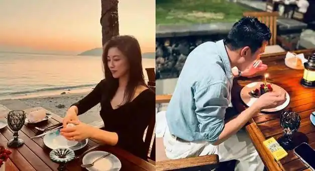 朱珠一家3口被偶遇,小2岁老公帅气又贴心,王宝珠越长越像爸爸!