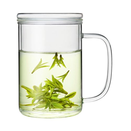 雅集直觉透明玻璃过滤泡茶茶杯耐热防爆耐高温茶杯