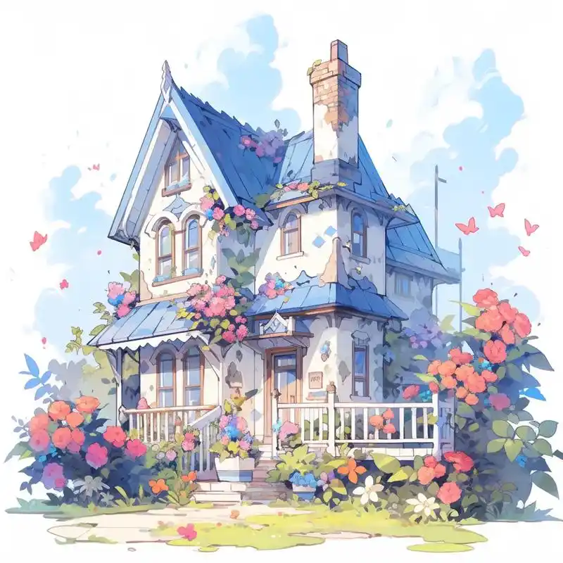 公主的小别墅.98小红书:小皮筋ai画画 #梦幻城堡 #好像 - 抖音