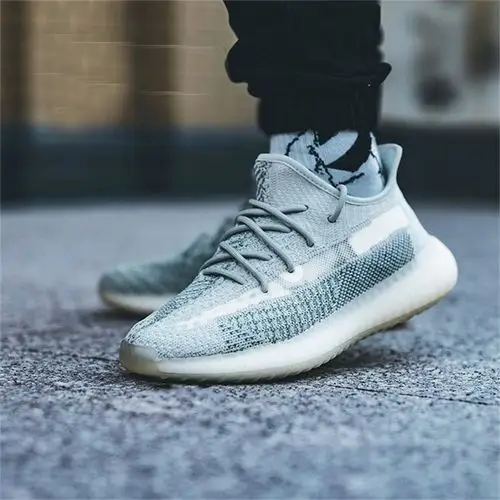【现货】adidas yeezy boost 椰子350 v2 侃爷fw3043 冰蓝(37.