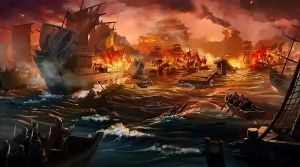 赤壁之战(国画)