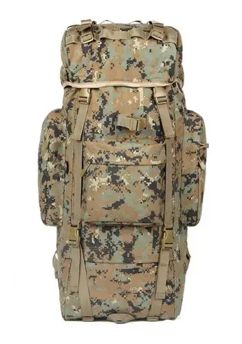 军迷户外登山包 军用背包军品防水战术双肩包男作战迷彩背囊100l