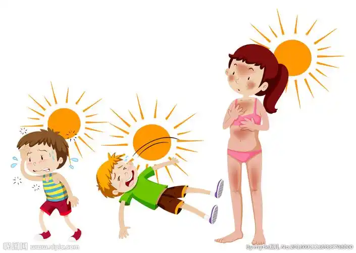 太阳高温暴晒图片