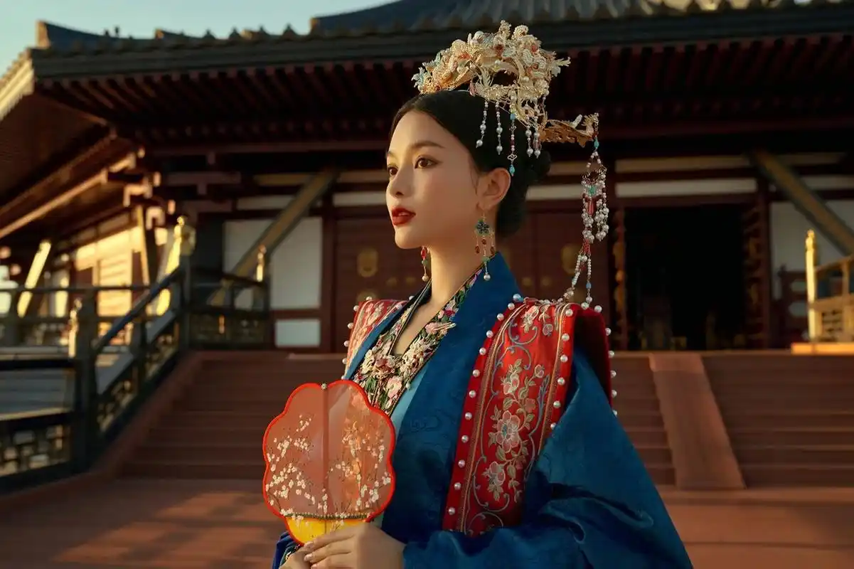 50年都看不腻的古装婚纱照92华丽的像女皇 古装婚纱照|汉服婚纱照