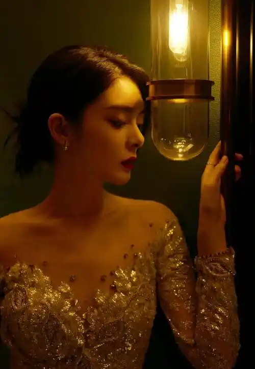 傅菁第十七届长春电影节造型 好美好霸气!