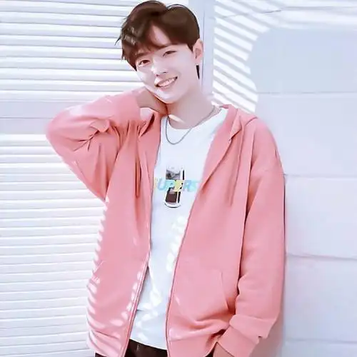肖战同款粉色连帽卫衣情侣款拉链薄款