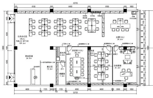 一间冷酷又不失优雅的工业风办公室