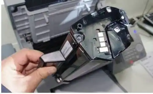 samsung3401打印机加碳粉方式教程