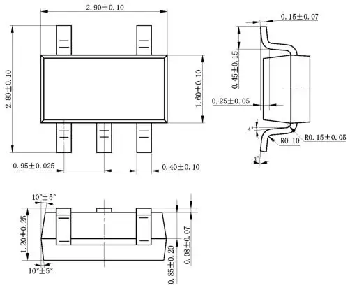 国产运放电路 sot-23-5l lm321 充电器用运放ic lm321 运算放大器
