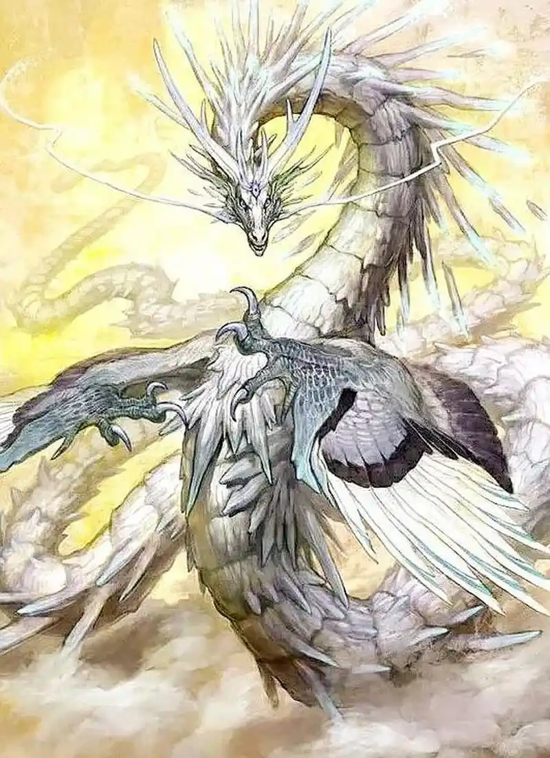 上古神兽应龙 应龙,为黄帝神龙.