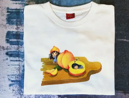 留住夏日清凉的服饰丙烯画