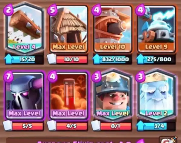 皇室战争胜率75的两套大皮卡卡组完美的冲杯组合