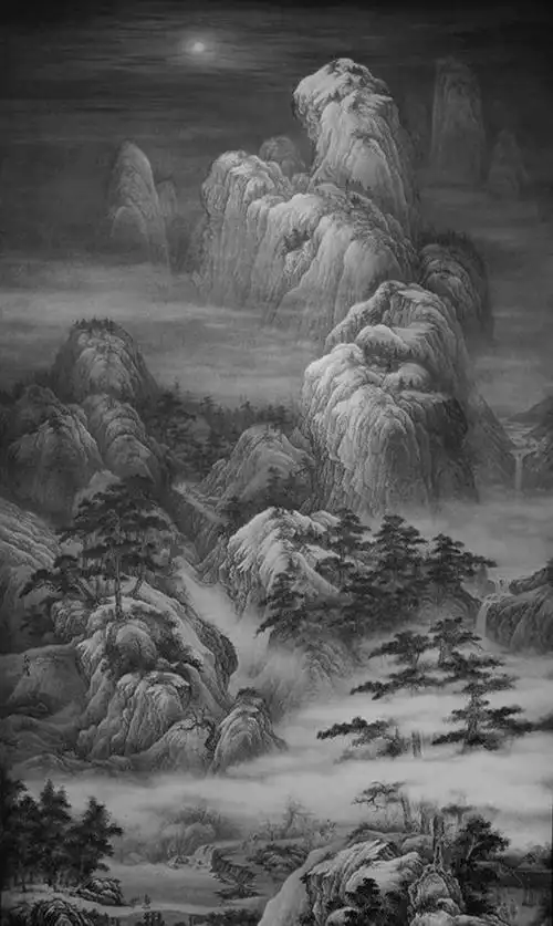 天天漫画网:画家范民峰《云深不知处 独坐此山中》