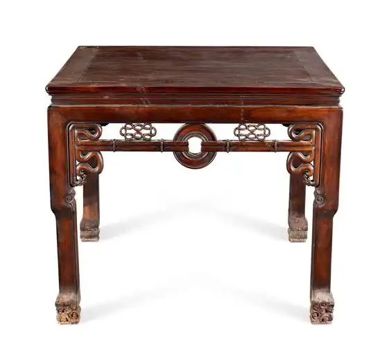 2172清晚期红木拉钱方桌
