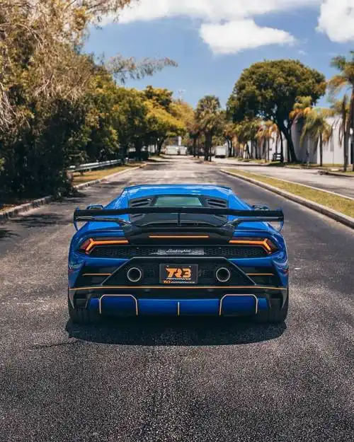 兰博基尼huracan evo rwd改装,装贴xpel隐形车衣