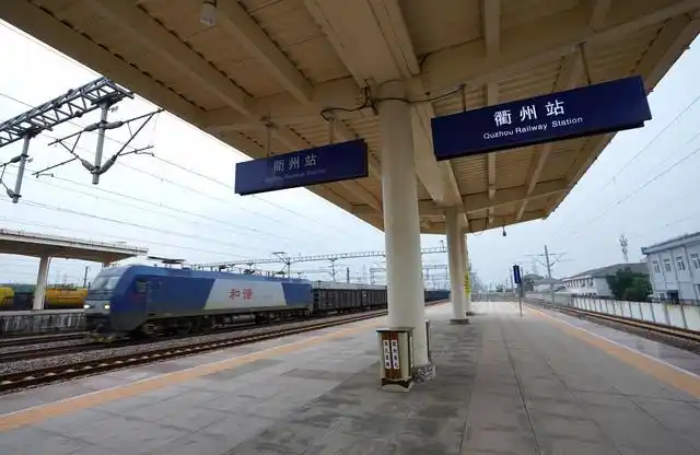 这是9月26日拍摄的衢州站.