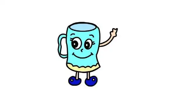 卡通杯子简笔画教程,儿童宝宝幼儿学画画,亲子益智绘画美术教程-母婴