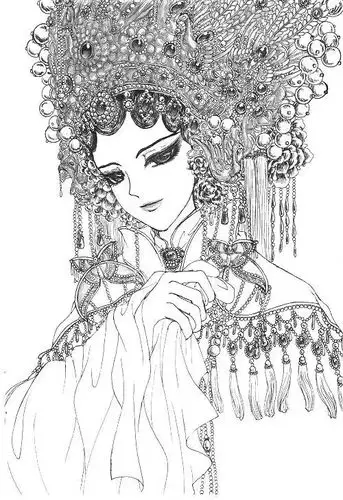 请问有这张京剧手绘的彩图么? 谢谢大家了!