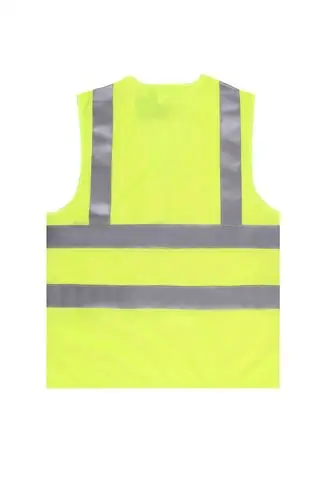 正品 安大叔 a004 二横二竖荧光黄针织布3m反光背心