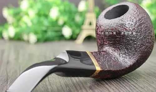 丹麦stanwell史丹威石楠木烟斗 6件套装 豪华金圈喷砂deluxe 15