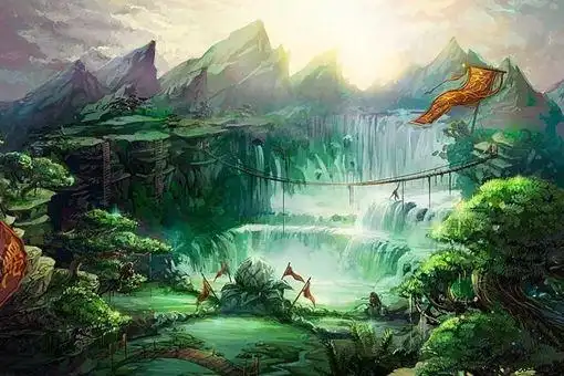 西游记里水帘洞是怎么来的