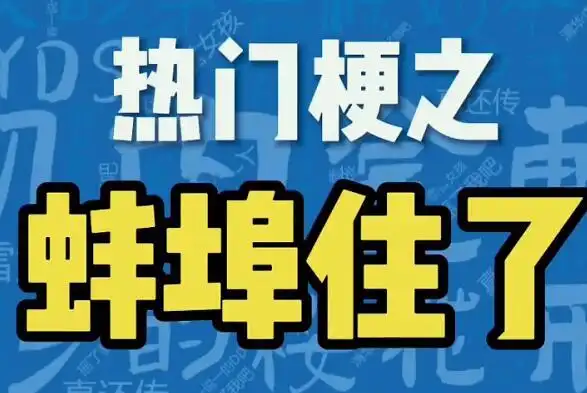 蚌埠住了什么梗