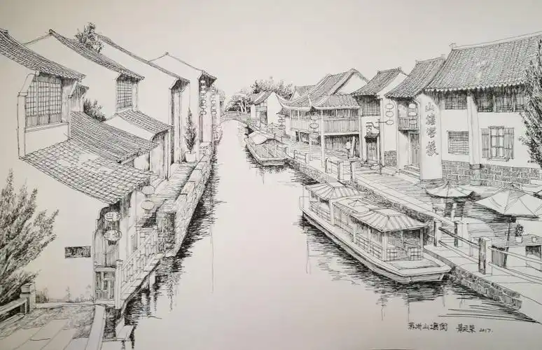 景延荣钢笔画专刊