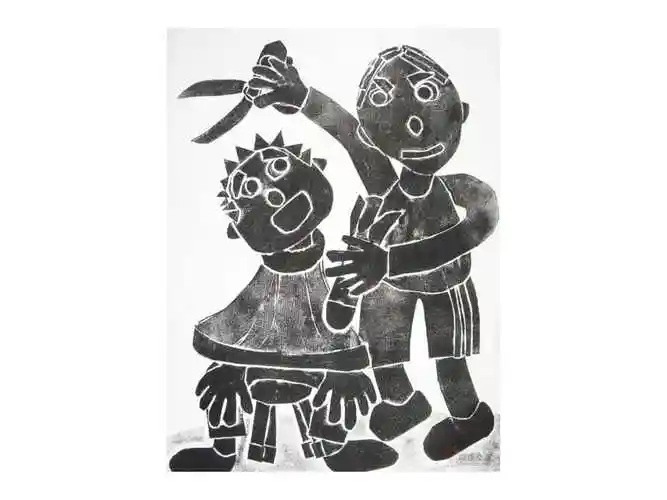 小学二年级下册美术课件-第10课纸版画人像-浙美版(19张)ppt课件