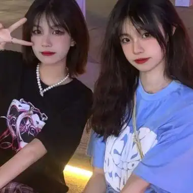 眠眠子ins风格复古闺蜜头像海的对岸是海书的结局是爱我的心里是你