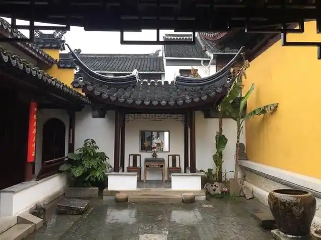 寺庙中式园林景观(寺庙园林风格)寺庙中式园林景观