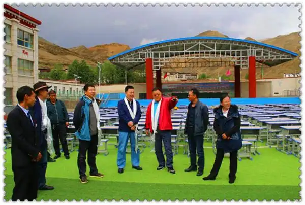 天鸿地产为白朗县旺丹乡小学捐资助学