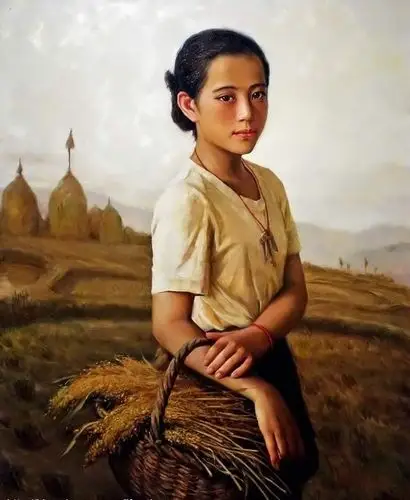 旅美画家李自健油画作品欣赏