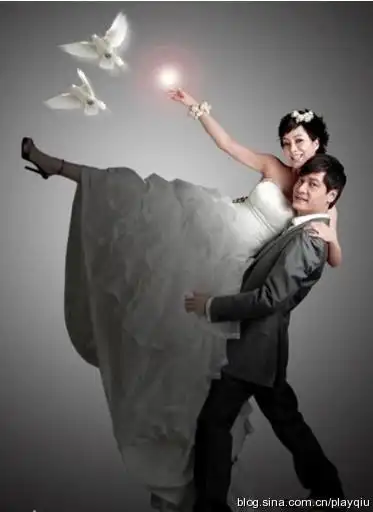 梅开二度高调娶嫩妻的男星(组图)