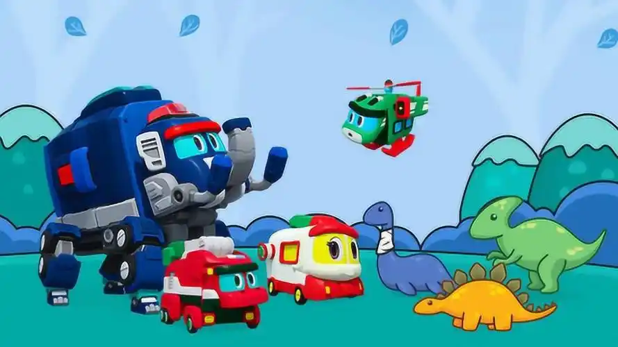 阿哦玩具 拯救小恐龙,帮帮龙艾奇小队出动!