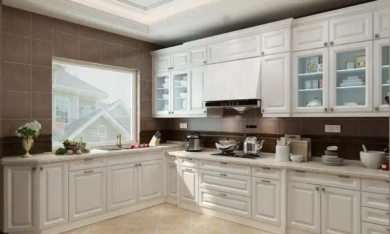 锦致橱柜效果图欧式白色橱柜新天鹅堡系列