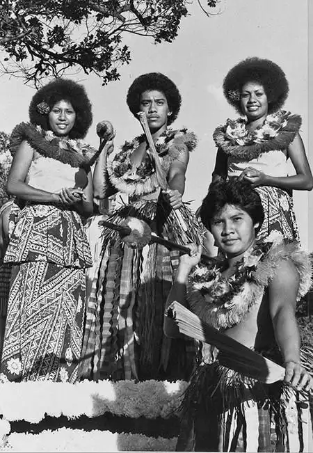 神秘人种60年代太平洋岛国波利尼西亚人老照片