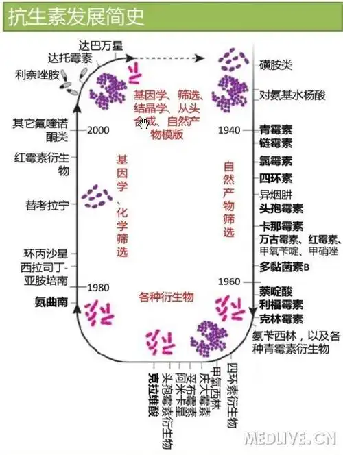一图读懂各类抗生素的抗菌谱