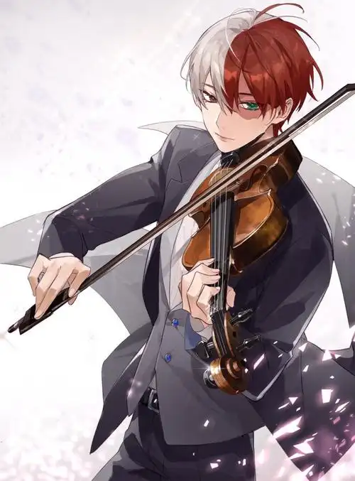 卡通人物绘画,穿西服的帅气男生插画