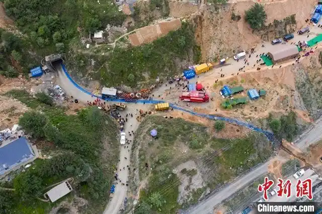 山西代县铁矿透水事故抢险救援第四天:克服大雨影响 水位已下降16.4米