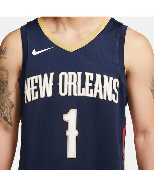 高版本纯原11潮流轻奢赛季新奥尔良鹈鹕队nbasw新款男子球衣cw3674cw