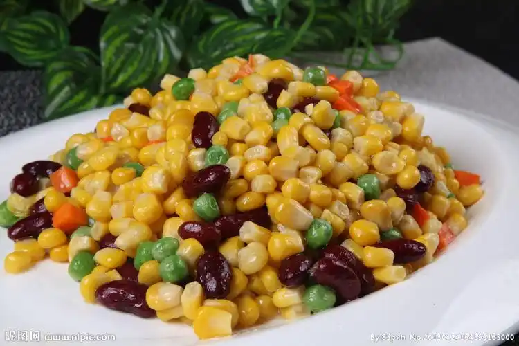 玉米三丁摄影图__传统美食_餐饮美食_摄影图库_昵图网nipic.com