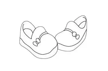 鞋子简笔画简单画法步骤教程及图片大全,简笔画图片