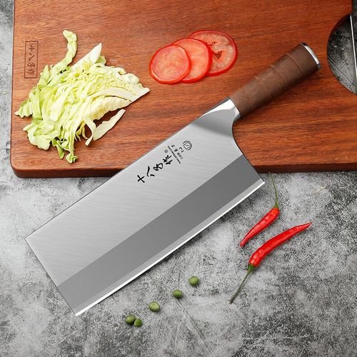 子作复合钢9铬18钼钒钢2号桑刀家用厨师专用菜刀厨房切菜切肉切片刀具