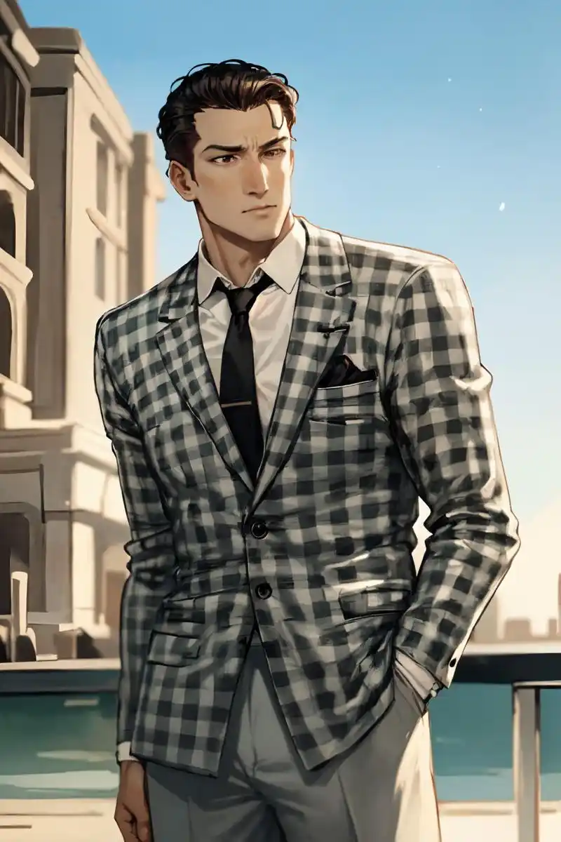 二次元西装大叔#今日早安问候