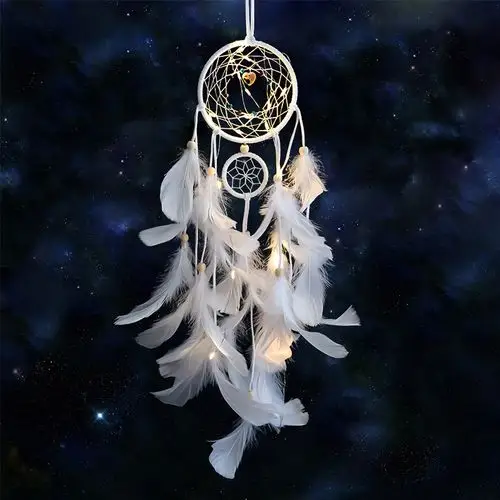 少女心捕梦网材料diy风铃森系捕能网挂饰室内装饰ins挂件成品礼物