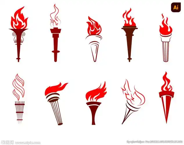 火炬矢量图标设计图__其他图标_标志图标_设计图库_昵图网nipic.com